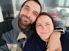 Sigita and her Italian husband