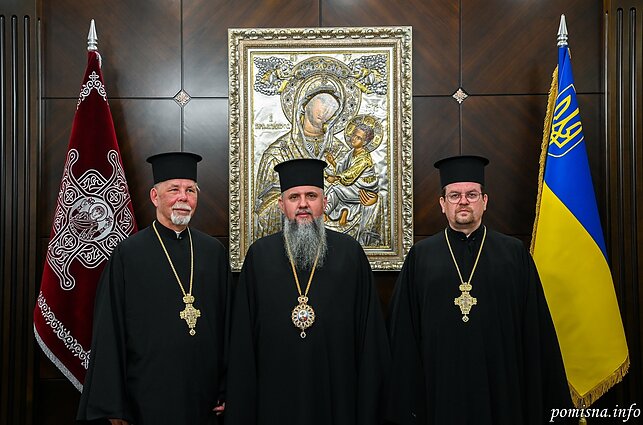 Митрополит Епіфаній зустрівся з Екзархом Вселенського Патріарха в Литві у Києві