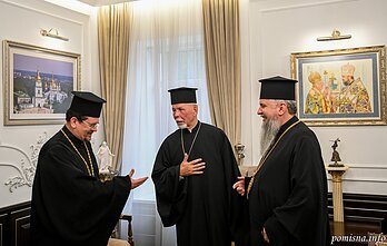 Митрополит Епіфаній зустрівся з Екзархом Вселенського Патріарха в Литві у Києві