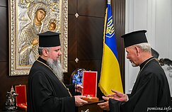 Митрополит Епіфаній зустрівся з Екзархом Вселенського Патріарха в Литві у Києві