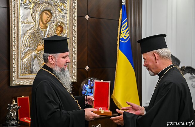 Митрополит Епіфаній зустрівся з Екзархом Вселенського Патріарха в Литві у Києві