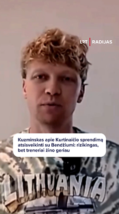 Kuzminskas apie rinktinės sudėtį: sprendimas rizikingas