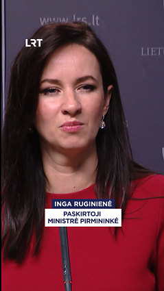 Seimas patvirtino I. Ruginienės kandidatūrą premjero pareigoms