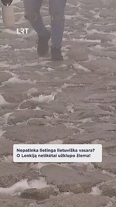 Lenkiją netikėtai užklupo žiema