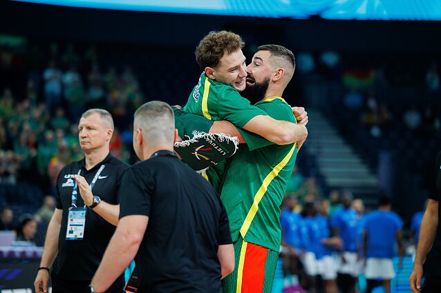 Rokas Jokubaitis ir Jonas Valančiūnas, Europos krepšinio čempionatas: Lietuva – Didžioji Britanija