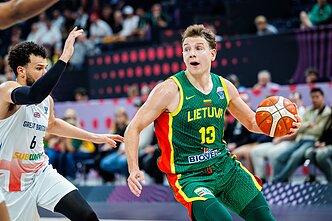 Rokas Jokubaitis, Europos krepšinio čempionatas: Lietuva – Didžioji Britanija
