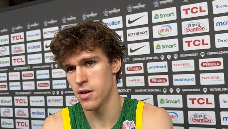 Sargiūnas po Lietuvos pergalės prieš JK: jautėsi nervingumas