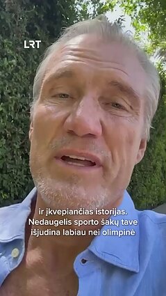 Dolphas Lundgrenas kviečia stebėti Kaune vykstantį čempionatą