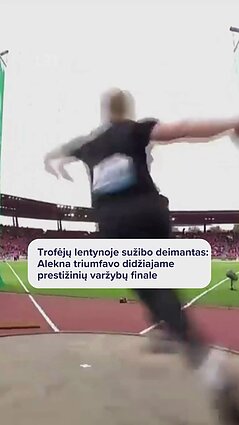 Alekna triumfavo didžiajame prestižinių varžybų finale