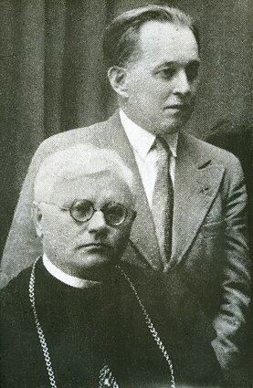 Vincas Krėvė ir Juozas Tumas-Vaižgantas Vincas Krėvė ir Juozas Tumas-Vaižgantas