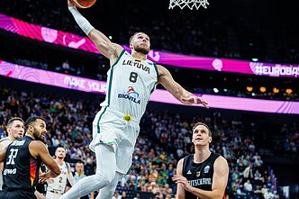 Tadas Sedekerskis. Europos krepšinio čempionatas: Lietuva – Vokietija
