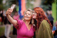 Beata Nicholson ir Audra Avižiūtė Beata Nicholson ir Audra Avižiūtė