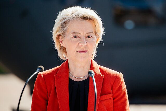Ursula von der Leyen lankėsi Lietuvos pasienyje su Baltarusija Ursula von der Leyen lankėsi Lietuvos pasienyje su Baltarusija