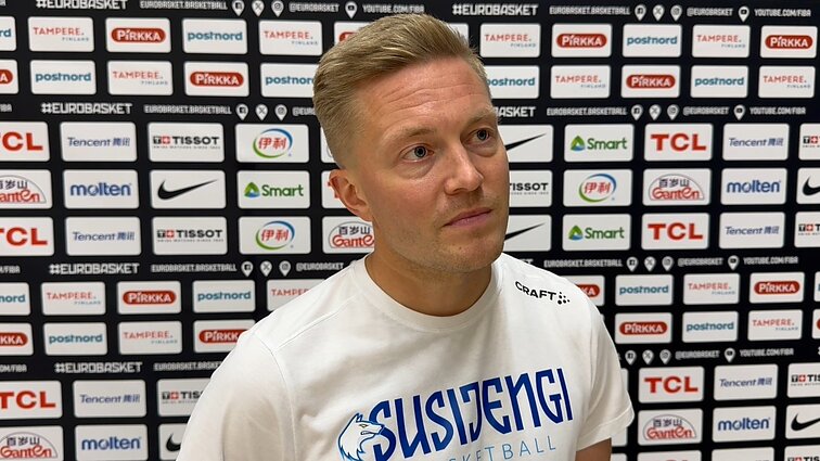 Suomijos krepšinio rinktinės trenerio Tuovi komentaras prieš rungtynes su Lietuva