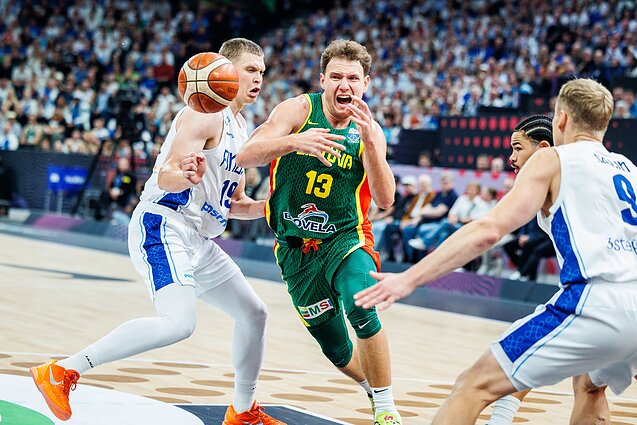 Rokas Jokubaitis, Europos krepšinio čempionatas: Lietuva – Suomija