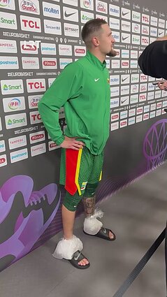 Kaip atrodo Markkaneną stabdžiusio lietuvio kojos po rungtynių?