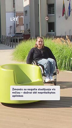 Turintieji negalią studijuoja vis rečiau