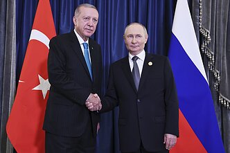 Recepas Tayyipas Erdoganas ir Vladimiras Putinas