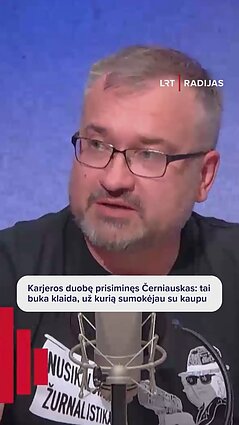 Karjeros duobę prisiminęs Černiauskas: tai buka klaida