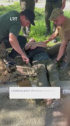 Iš stažuotės Ukrainoje grįžo Lietuvos medikai