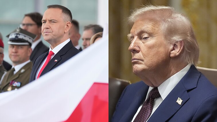 „Atvyksta nusibrėžęs du tikslus“: Trumpas Baltuosiuose rūmuose priims Lenkijos vadovą