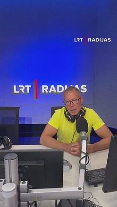 Radijo laidų vedėjas V. Sinkevičius – tiesioginiame LRT RADIJO eteryje