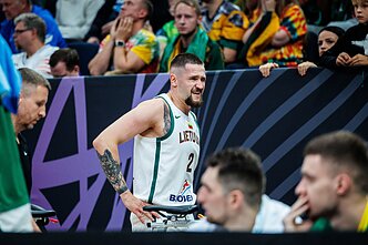 Margiris Normantas. Europos krepšinio čempionatas: Lietuva – Švedija