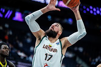 Jonas Valančiūnas. Europos krepšinio čempionatas: Lietuva – Švedija