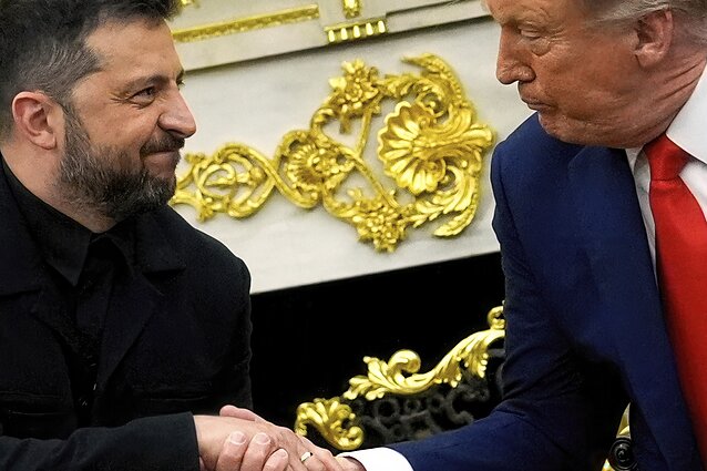 Donaldas Trumpas ir Volodymyras Zelenskis