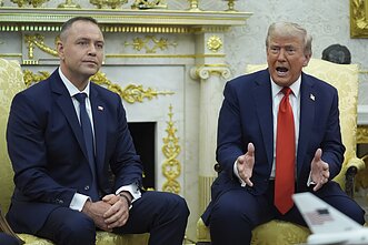 Кароль Навроцкий и Дональд Трамп Кароль Навроцкий и Дональд Трамп
