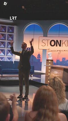 Laidą „Stonkus tiesiogiai“ žiūrėkite jau šiandien, 21.30 val., per LRT TELEVIZIJĄ!