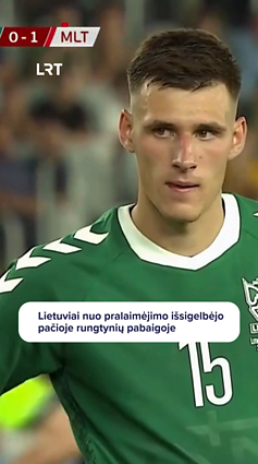 Sėkmingas Gineičio baudinys apsaugo Lietuvos rinktinę nuo nesėkmės prieš Maltą