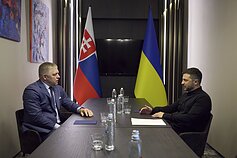 Zelenskio ir Fico susitikimas