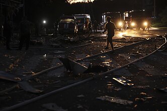 Rusijos oro ataka Zaporižioje