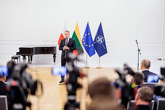 Spotkanie K. Nawrockiego ze społecznością polską. Karol Nawrocki