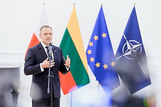 Spotkanie K. Nawrockiego ze społecznością polską. Karol Nawrocki