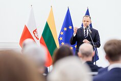 Spotkanie K. Nawrockiego ze społecznością polską. Karol Nawrocki