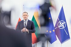 Spotkanie K. Nawrockiego ze społecznością polską. Karol Nawrocki