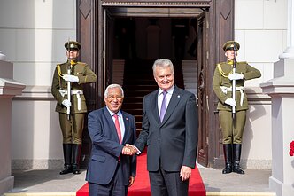 Prezidentas susitiko su Europos Vadovų Tarybos Pirmininku António Costa