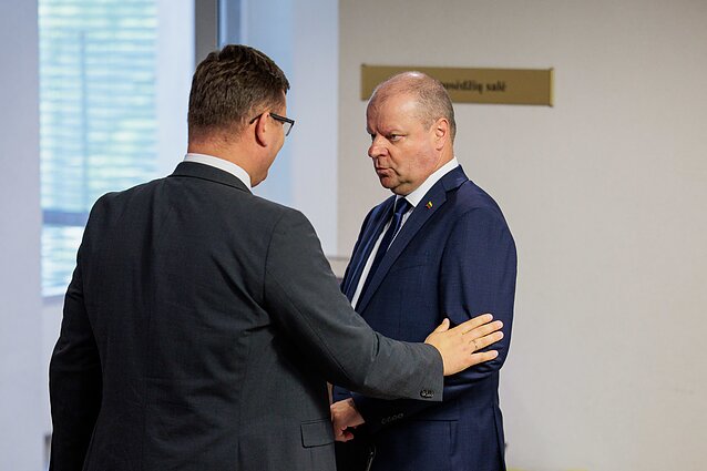 Laurynas Kasčiūnas, Saulius Skvernelis
