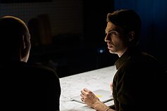  Filmo „Aktyvistas“ aktoriai Robertas Petraitis ir Vaclovas Gumuliauskas