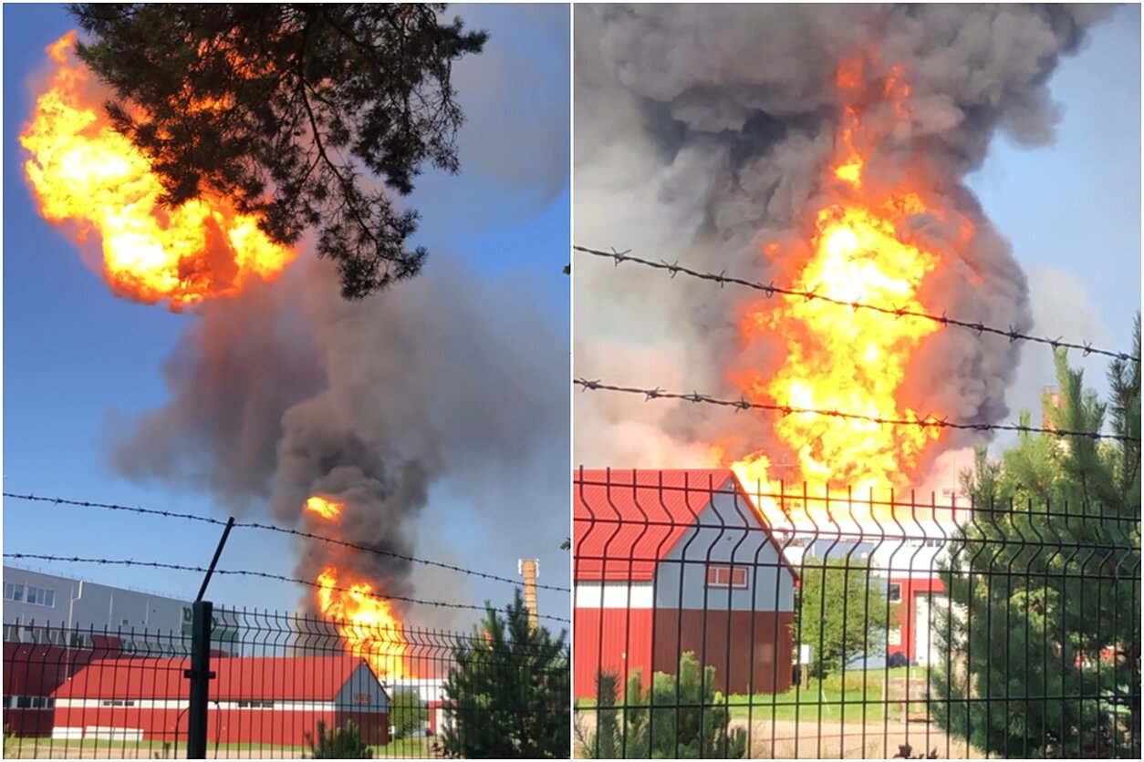 Vilniuje užsidegė vagonas su dujomis: gyventojai įspėjami dėl oro taršos