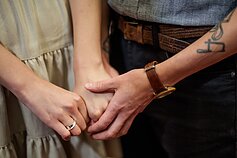 Eglė and Karolina exchanged rings in Vilnius Town Hall, the first ceremony celebrating same-sex union in the country Eglė and Karolina exchanged rings in Vilnius Town Hall, the first ceremony celebrating same-sex union in the country