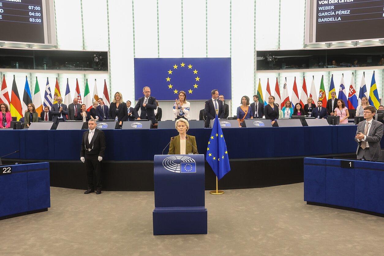 Ursula von der Leyen Europos Parlamente