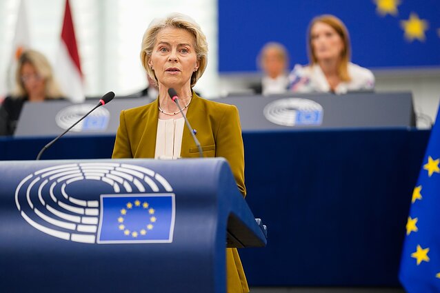 Ursula von der Leyen Europos Parlamente