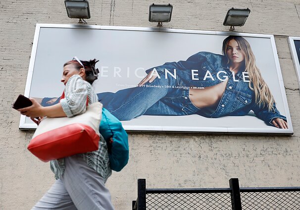 Sydney Sweeney „American Eagle“ šurmulį sukėlusioje reklamoje Sydney Sweeney „American Eagle“ šurmulį sukėlusioje reklamoje