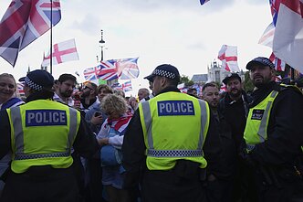 Kraštutinių dešiniųjų protestas Londone