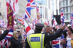 Kraštutinių dešiniųjų protestas Londone