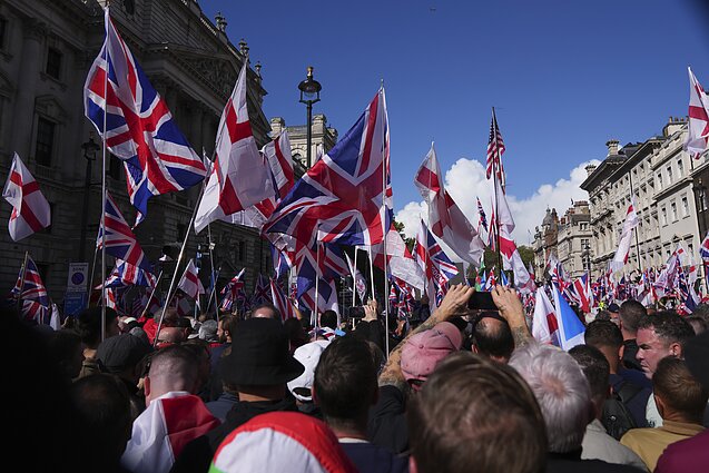 Kraštutinių dešiniųjų protestas Londone
