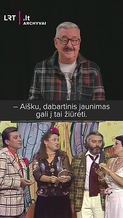 Pauliukaitis prisimena savo 1988 m. režisuotus vaizdo klipus